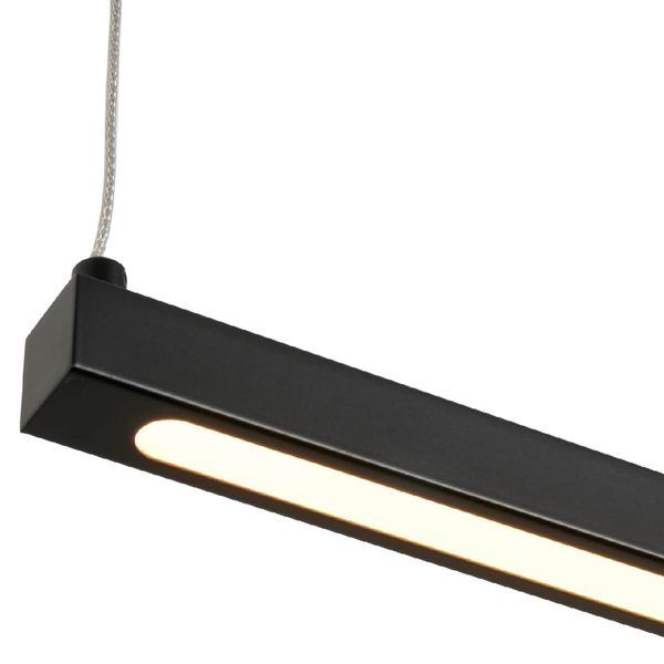 Zwisająca lampa BEAM ST-8960-L120 black LED 13W 3000K nad wyspę czarna