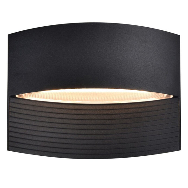 Ścienna lampa na taras LOTUS 5193201012 LED 8,5W 3000K góra-dół IP54 czarna