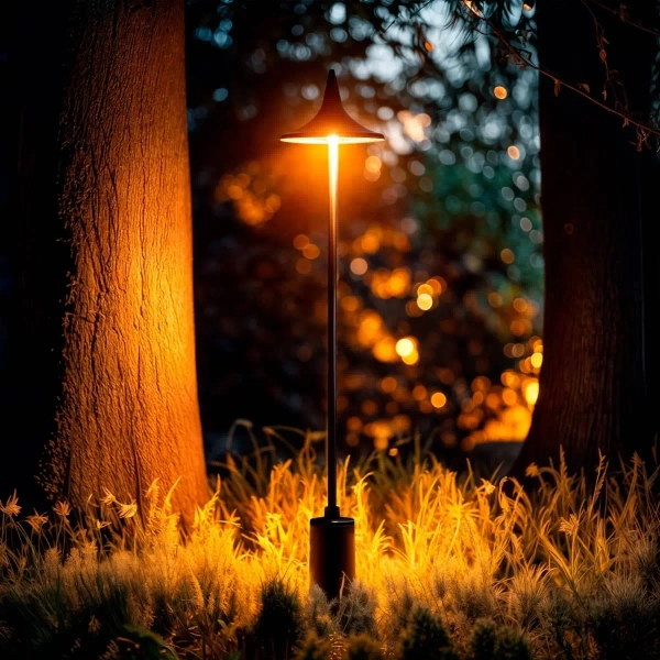 Lampa stojąca ogrodowa Brezza ABR-SOB-6W LED 6W IP65 słupek czarny