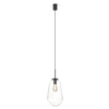 Przezroczysta lampa wisząca Pear 7798 szklana łezka do pokoju