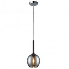 Lampa wisząca MONIC MD1629-1 Chrome kulista nad stół chrom lustrzana