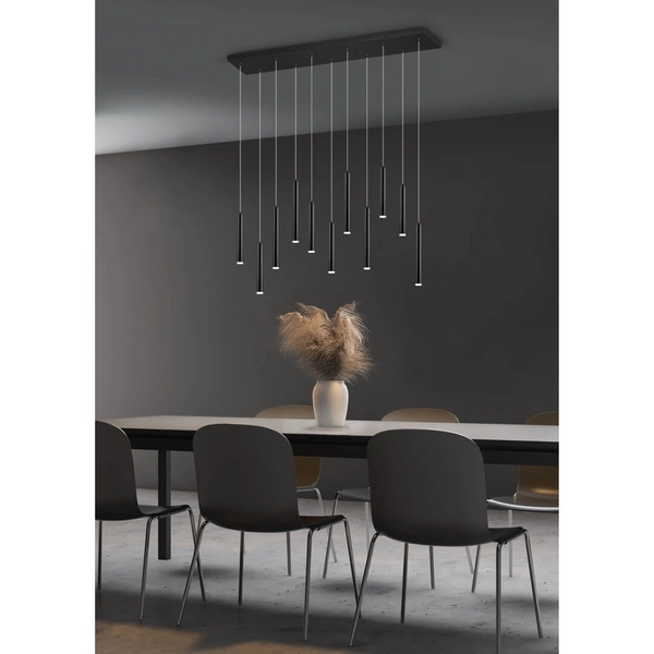 Wisząca lampa nad wyspę TUBULAR 321611132 Trio LED 2,5W 3000K czarny