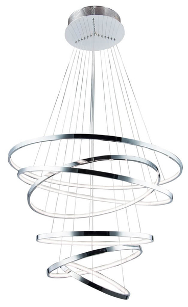 Ledowa lampa wisząca Wheel AZ2990 LED 140W 3000K do jadalni chrom