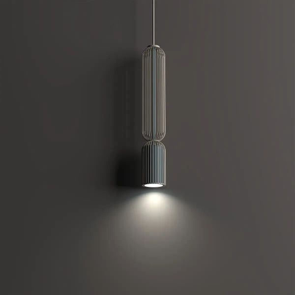 Lampa wisząca do salonu CAMELEON SINGLES 12200 jedwabisty grafit