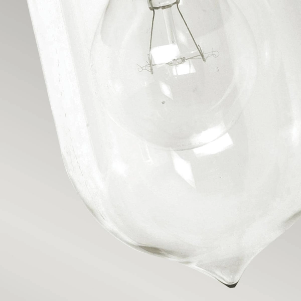 Ogrodowy kinkiet Sandown GZH-SDN2 Elstead latarnia IP44 metal szkło czarny