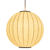 Okrągła wisząca lampa SILK ST-2330-30 Step jedwabna do sypialni biały