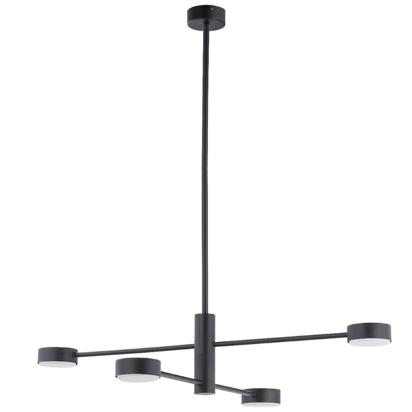 Regulowana LAMPA sufitowa ORBIT 7945 Nowodvorski loftowe molekuły pręty sticks czarne