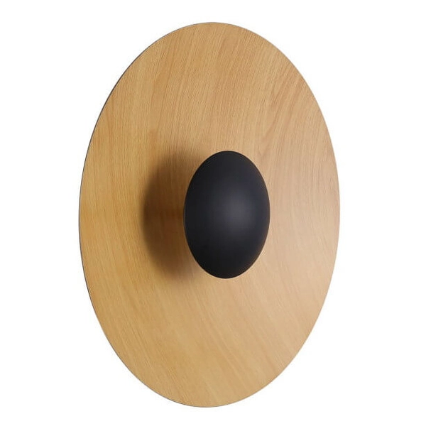 Kinkiet naścienny Retro ABR-KO12W-WOOD LED 12W 2700K drewniany czarny