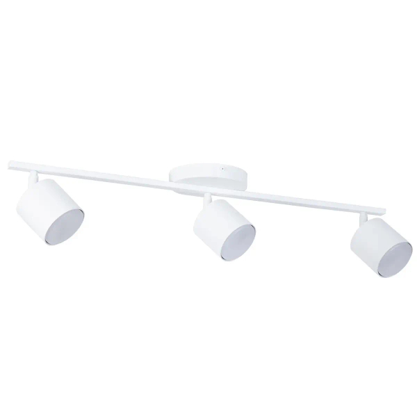 Nowoczesna lampa przysufitowa Mila 3 41348 tuby podłużna biały