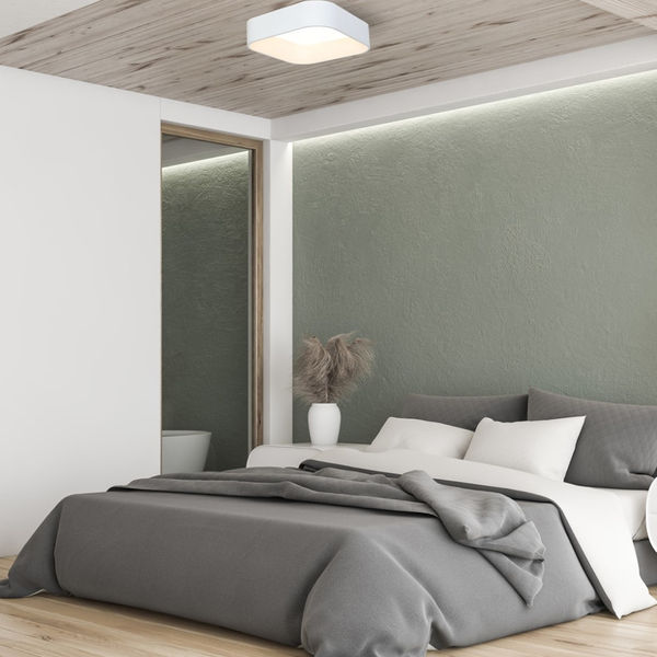 LAMPA sufitowa ASTRO ML6355 Milagro metalowa OPRAWA plafon LED 24W 4000K kwadratowy biały
