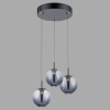 Regulowana lampa wisząca PURE E-INFINITY czarna szara 2222-15 3x7W 2200-5000K zmienna barwa