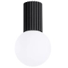 Kulista lampa sufitowa HALO SL.1713 okrągła szklana biała czarna