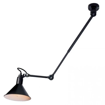 Sufitowa lampa na wysięgniku 19219 biurowa do czytania czarny