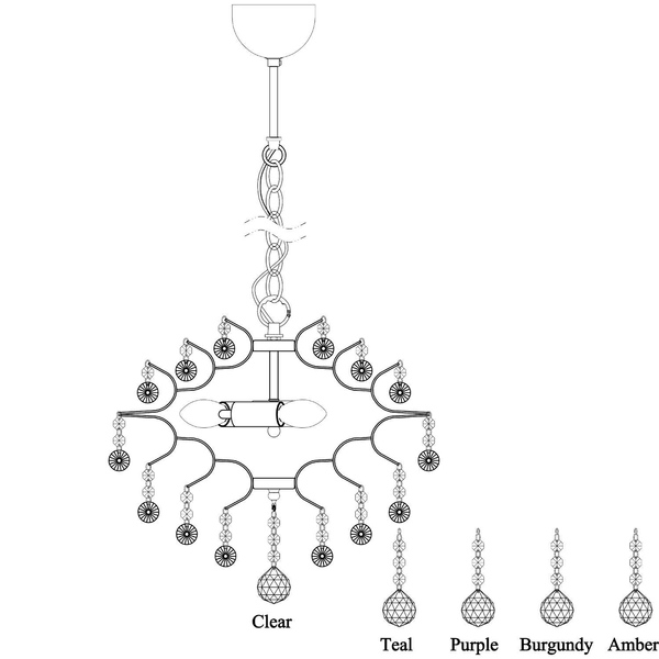 LAMPA wisząca HIDDEN GEM 107416 Markslojd kryształowa OPRAWA zwis glamour crystal przezroczysty przydymiony