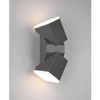Kinkiet ścienny do holu HADOR DL242270660 Trio LED 7W 3000K IP54 antracyt
