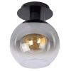 Kulista lampa sufitowa MARIUS 74114/01/30 Lucide czarny przydymiony