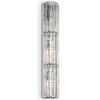 Kryształowa lampa ścienna Facet MOD094WL-03CH Maytoni tuba chrom