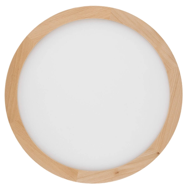 Lampa nasufitowa Aqua 18011 LED 36W 3000-6500K IP54 okrąg drewniana biała