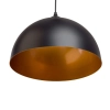 Wisząca lampa loftowa Round CHFB-E27 metalowa nad wyspę do kuchni czarna