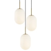 Modernistyczna wisząca lampa ALIAS GOLD ML0315 kule szklana złota
