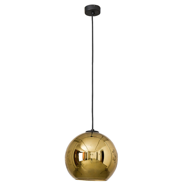 Złota lampa wisząca Polaris 9057 skandynawska nad stół do jadalni