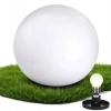 Ogrodowa lampa kulista Balli biała SLP8304 1xE27 IP44 wtykana