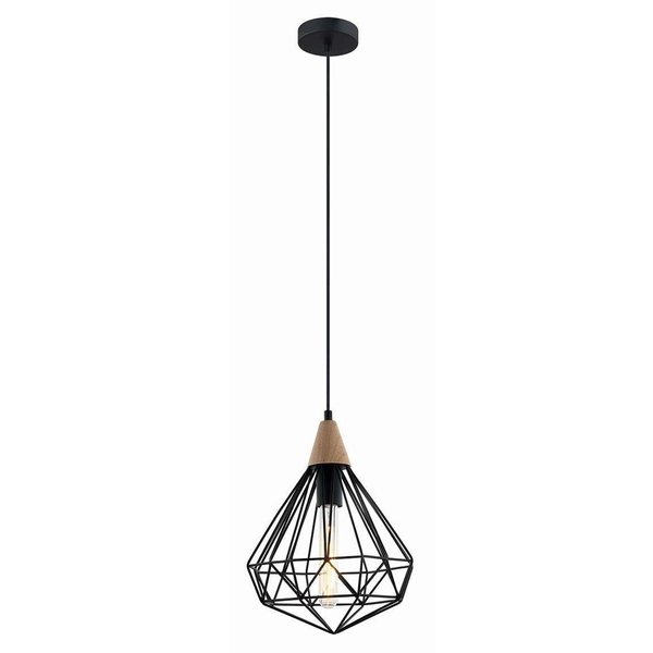 Industrialna LAMPA wisząca MAELLE WHITE MDM-2591/1S WH Italux druciana OPRAWA metalowa ZWIS drut biały