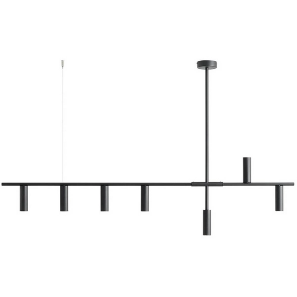 Lampa wisząca Trevo 7 1104T1 Aldex tuby downlight czarny