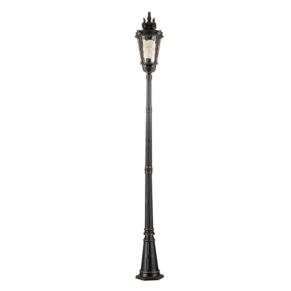 Stojąca lampa do ogrodu Baltimore BT5-L Elstead zewnętrzna IP44 brązowa
