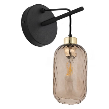 Kinkiet ścienny Pescara 6480 TK Lighting tubka do holu bursztynowy