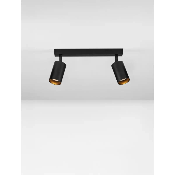 Podwójna lampa sufitowa TREMANO LE45666 do salonu czarna