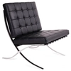 Nowoczesny fotel Barcelon KH1501100210 Prestige Plus tapicerowany czarny