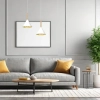 Trójkątna lampa wisząca PERU WHITE MLP0979 regulowana biała