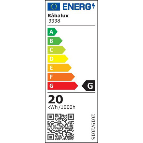Plafon LAMPA sufitowa ROB 3338 Rabalux okrągła OPRAWA metalowa LED 20W 3000K biały