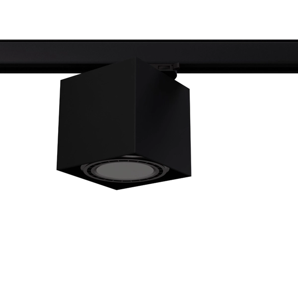 Lampa kostka sufitowa z żarówką BLAKE MYL.00293 do szyny 3-fazowej czarny