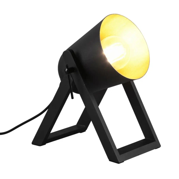 Lampa stołowa reflektor MARC R50721080 czarny złoty