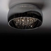 Plafon LAMPA sufitowa CRYSTAL C0076-06X-F4FZ Zumaline szklana OPRAWA z kryształkami krople deszcz chrom