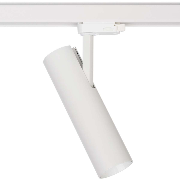 Regulowana LAMPA sufitowa MILO 8765 Nowodvorski okrągła OPRAWA metalowa LED 15W 4000K do systemu szynowego 3 - fazowego biała
