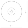 Sufitowa LAMPA spot IOS 8738 Nowodvorski metalowa OPRAWA plafon LED 20W 4000K tuba downlight biały