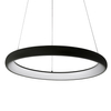 Wisząca lampa salonowa Alessia LED 40W 4000K ring nad stół czarny