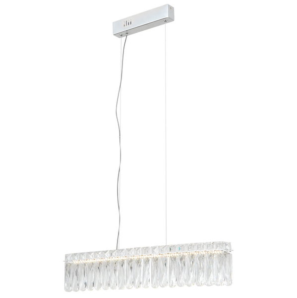 Lampa wisząca Nosta PND-34364-1-CH-CL LED 16W 3000K chrom przezroczysty
