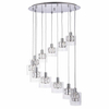Sypialniana lampa wisząca Verina 76518 Endon transparentny chrom