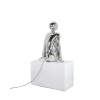 Podłogowa lampa rzeźba CYBER WOMAN MSE1501100512 LED 4W srebrna