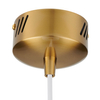 Szklana lampa wisząca Boni ST-9960P/S white metal kulista do salonu biała