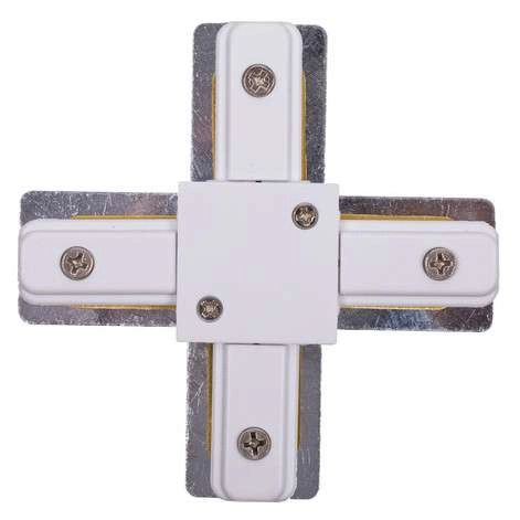 Krzyżowy PROFILE X-CONNECTOR 9190 szynoprzewodu Nowodvorski do 1-fazowej szyny natynkowej 230V biały