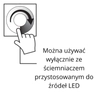 Taśma ledowa z zasilaczem zestaw 2m 324177 LED 9W 4000K 24V biała