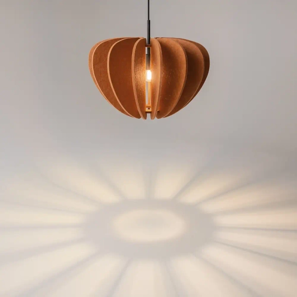 Lampa wisząca nad stół Cambio MOD398PL-01BR do salonu pomarańczowa