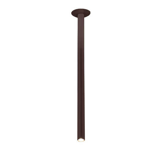Metalowa lampa sufitowa ALHA 9421 Dohar tuba do salonu czekolada