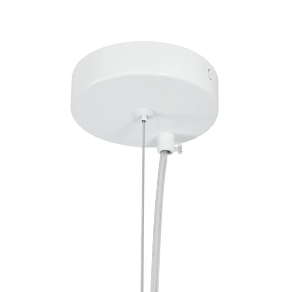Lampa wisząca nowoczesna biała tworzywo STONE DN426-800 kloszowa E27 do jadalni 1p