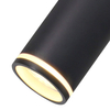 Metalowa lampa podłogowa Paris 326560 Polux tubki do salonu czarna